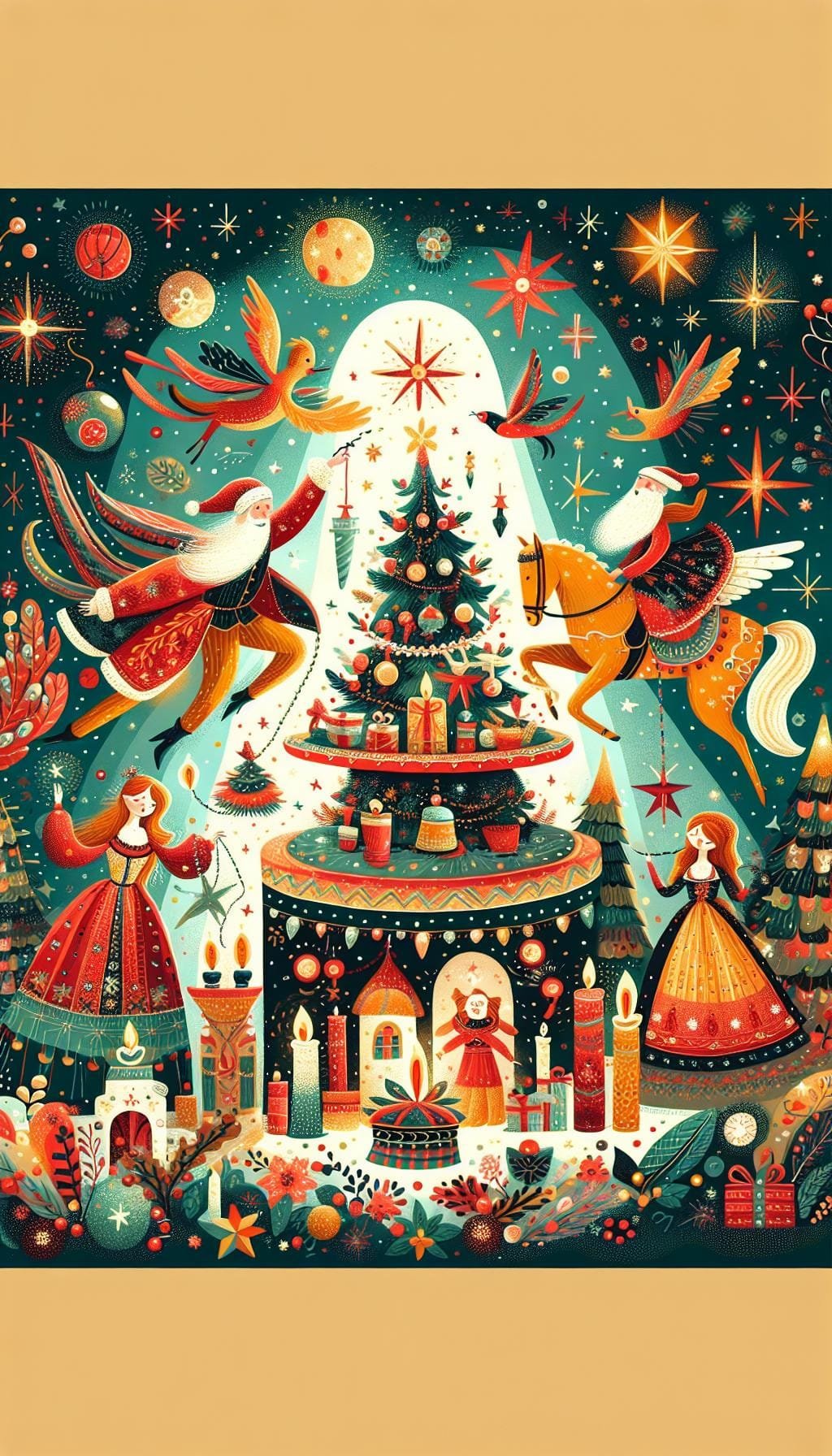 La Magie de Noël dans le Village Enchanté