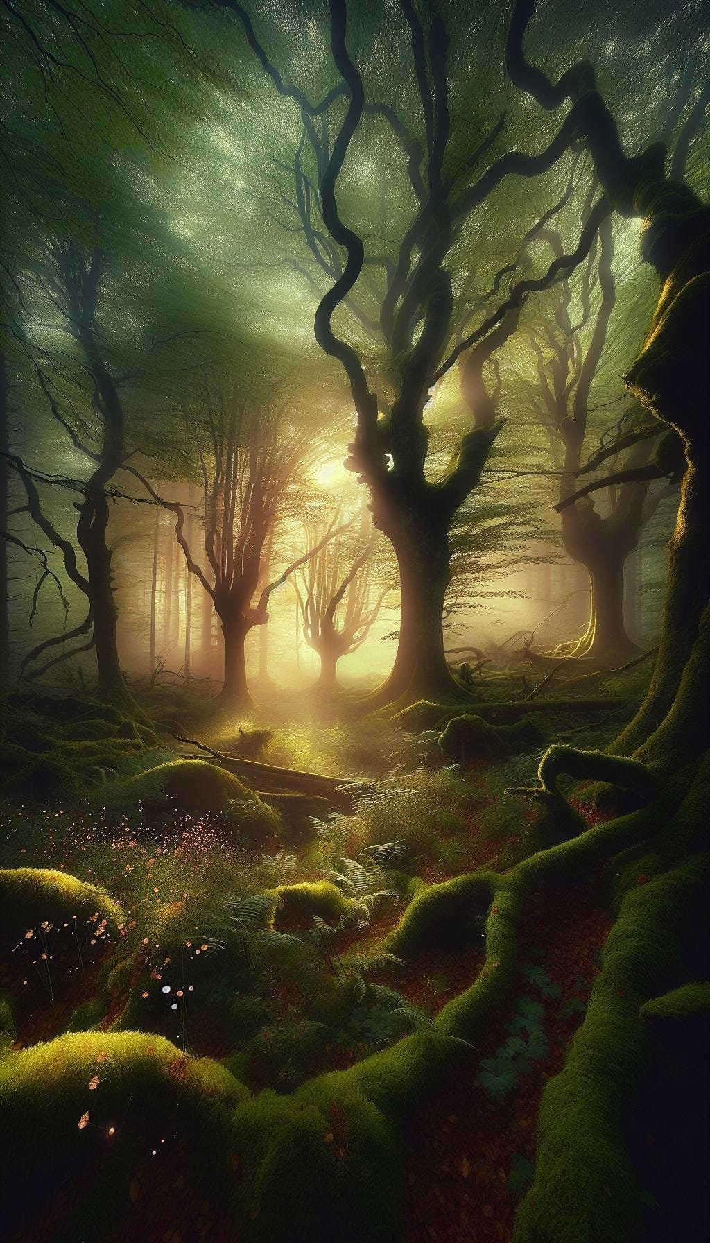 Le Mystère de la Forêt Lumineuse