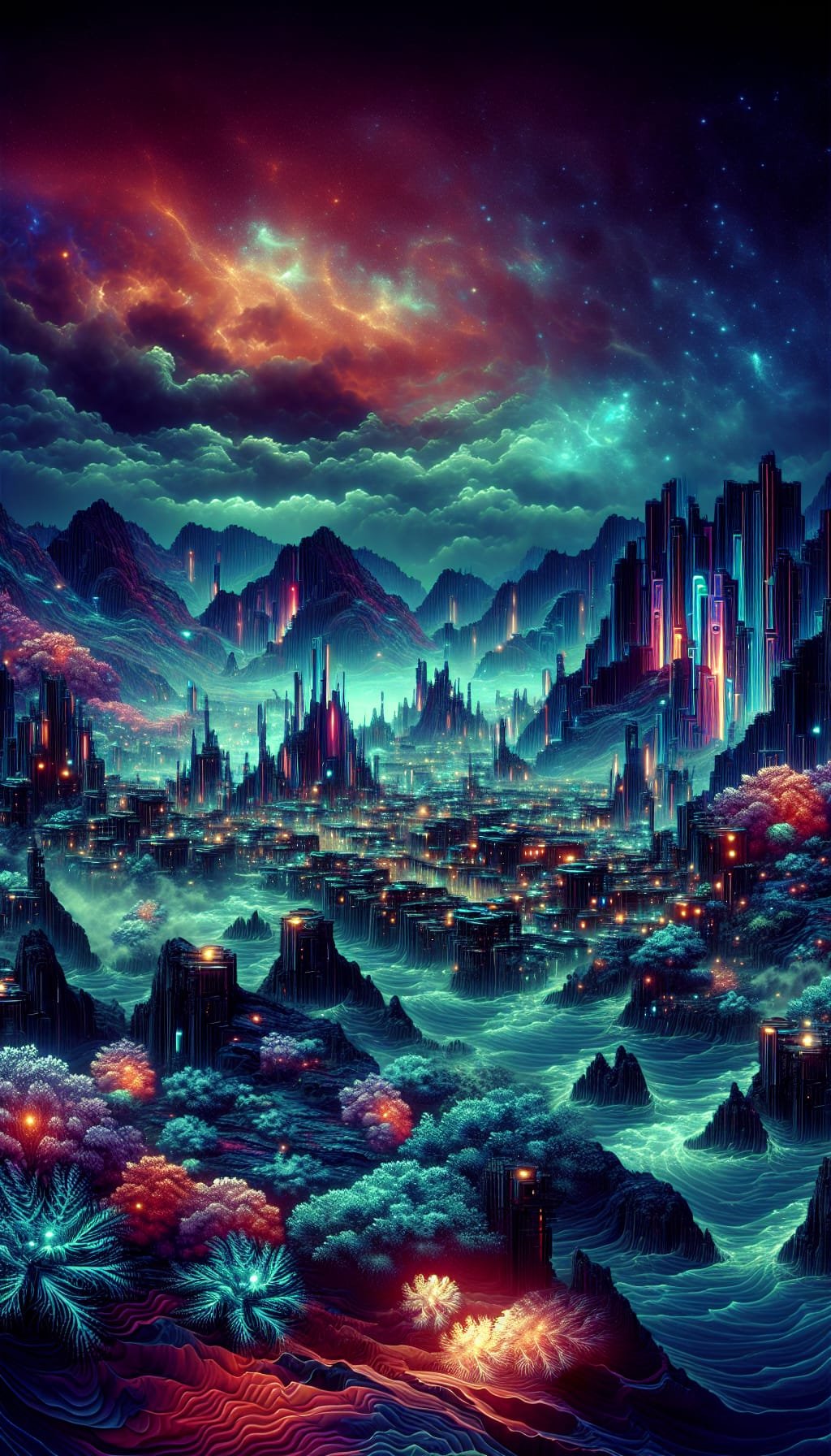 Les Lumières de Nébula: Une Épopée Céleste