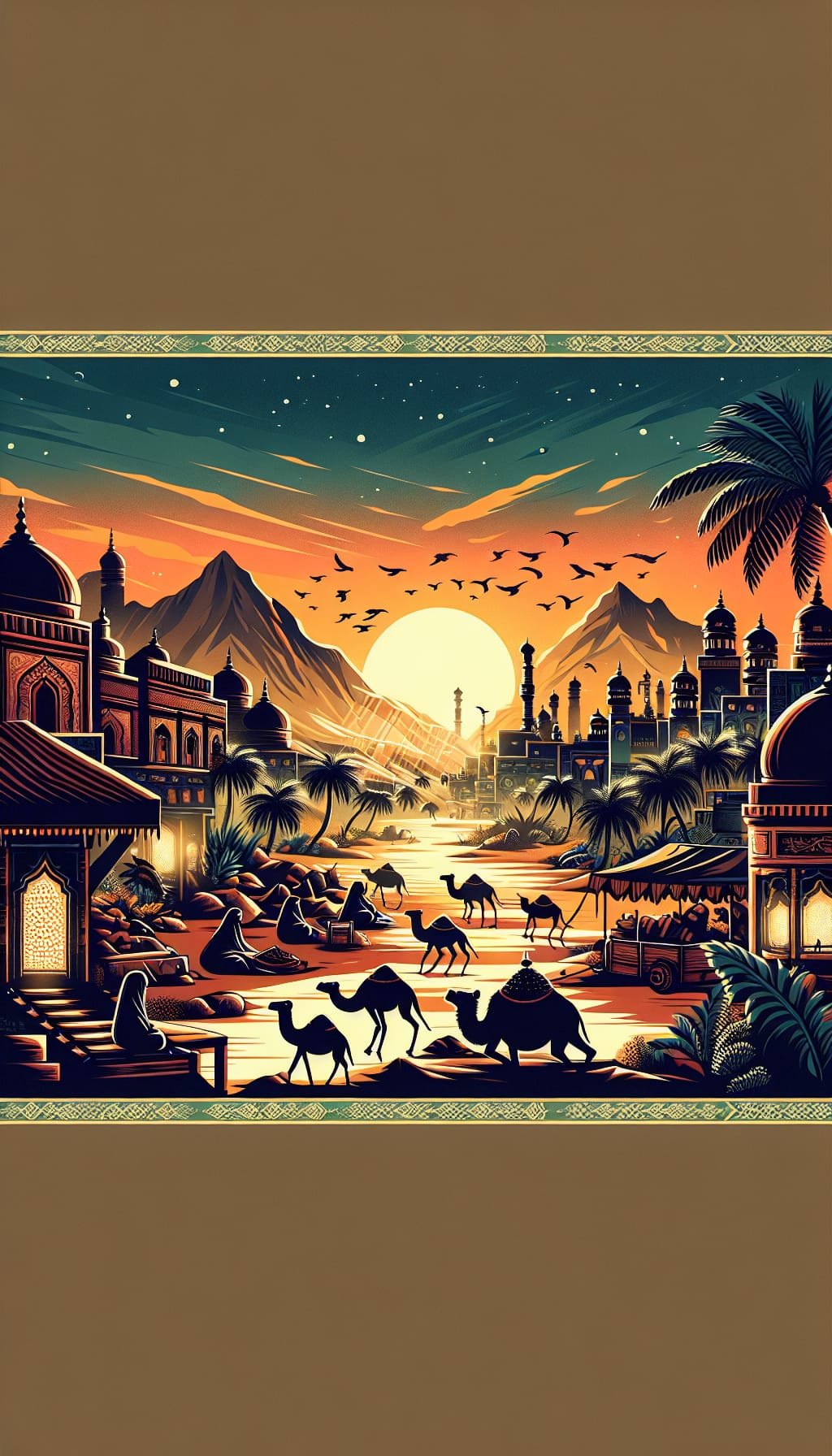 Les Mystères du Désert au Crépuscule