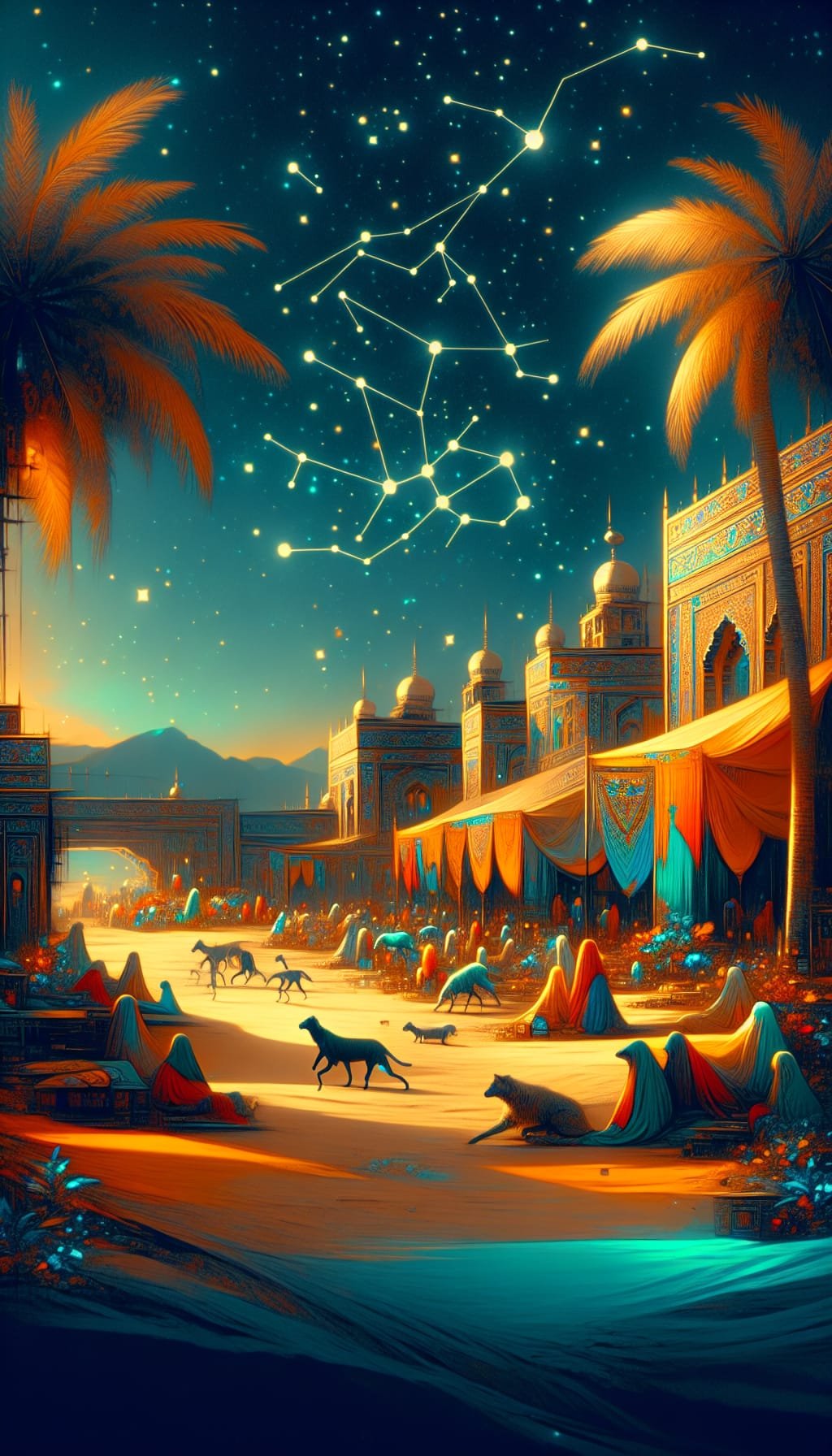 Sous le Ciel Étoilé de Mirages