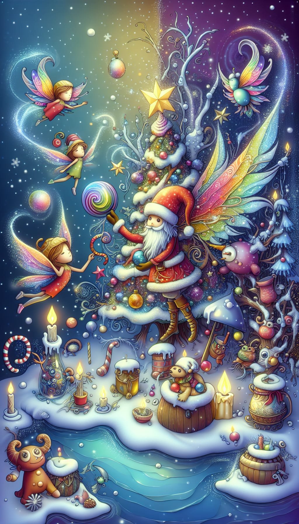 A Night of Enchantment: Santa's Magical Gathering