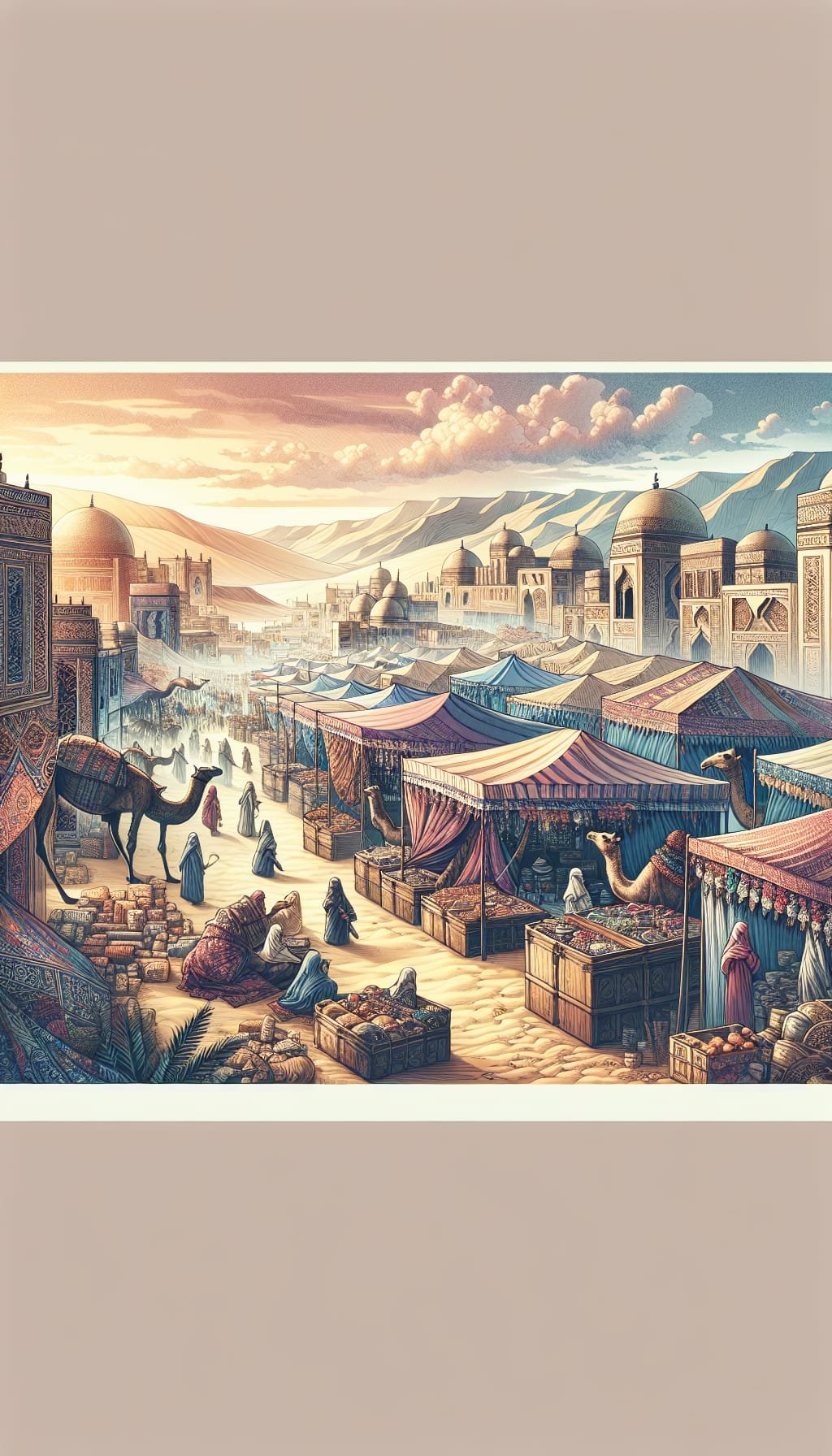 Au Cœur du Souk : Échos du Passé