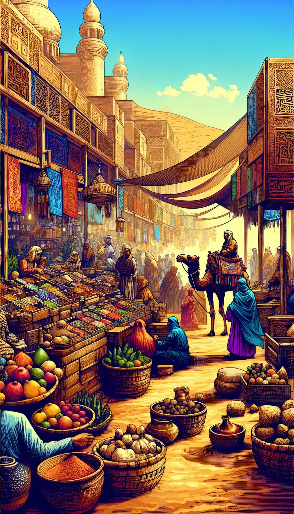 Au Coeur du Souk de Samara