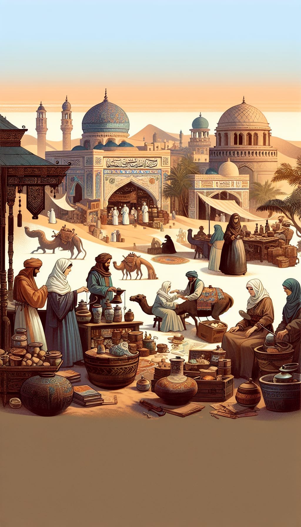 Au cœur du Souk : Contes d'un marché animé