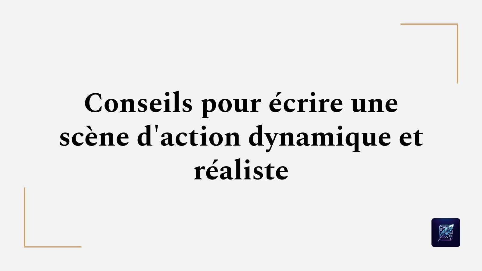 Conseils pour écrire une scène d’action dynamique et réaliste