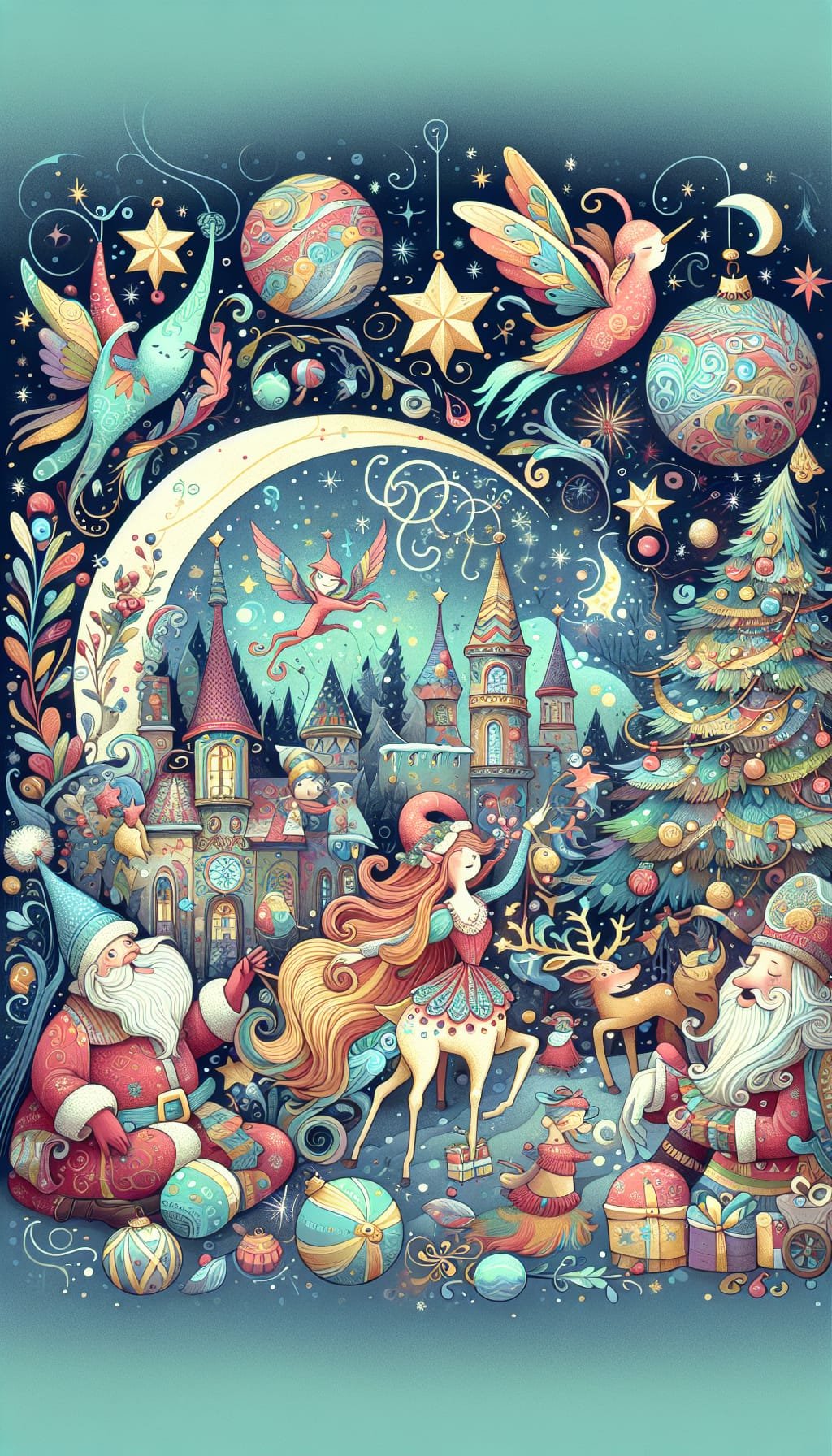 L'Étoile de Noël au Village Enchanté