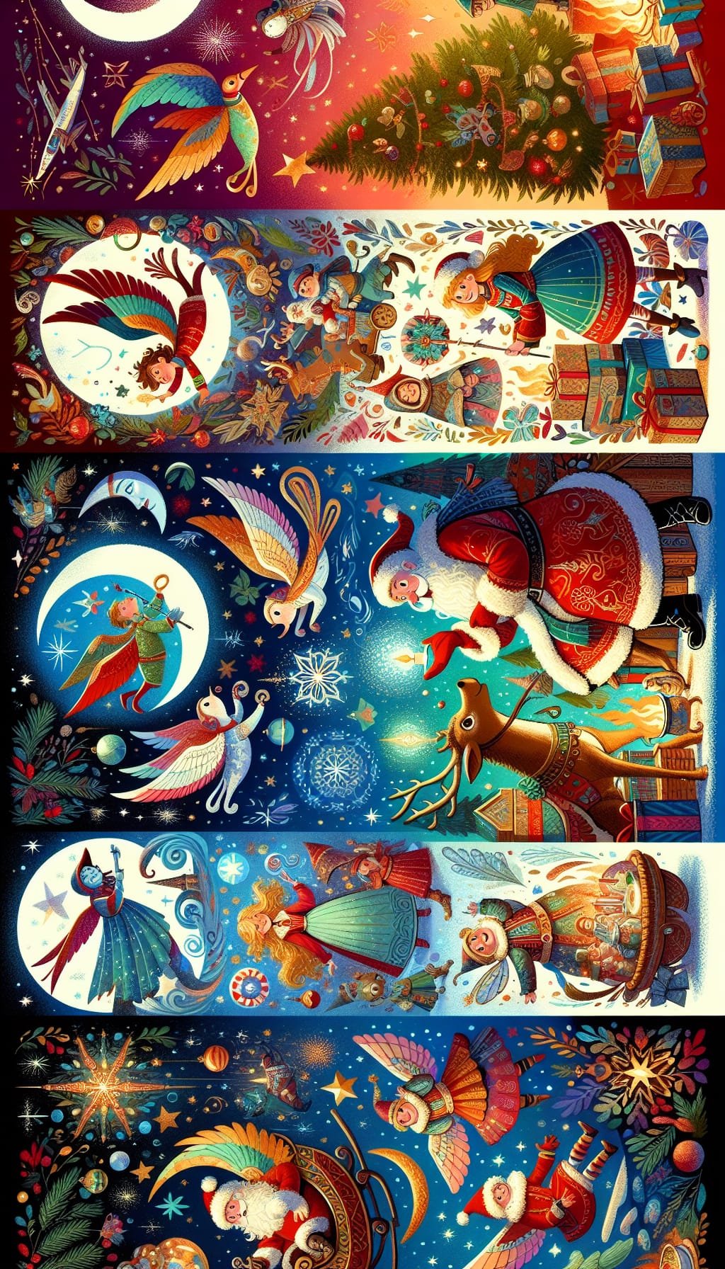 La Magie de Noël : Une Nuit Étoilée