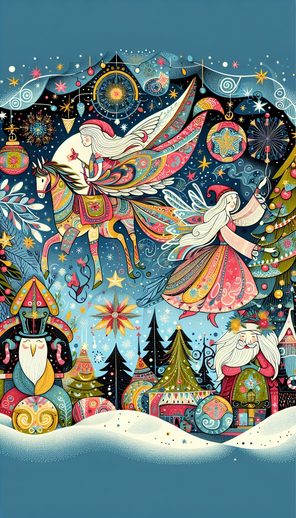 La Magie de Noël : Une Nuit Étoilée