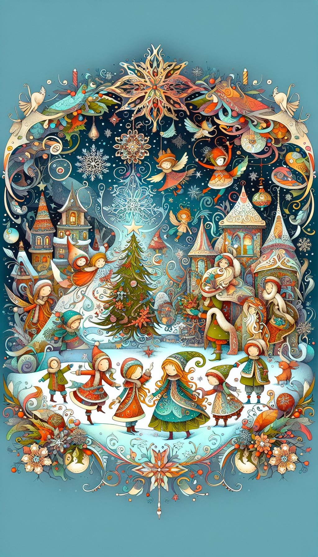 La Magie de Noël au Village Enchanté