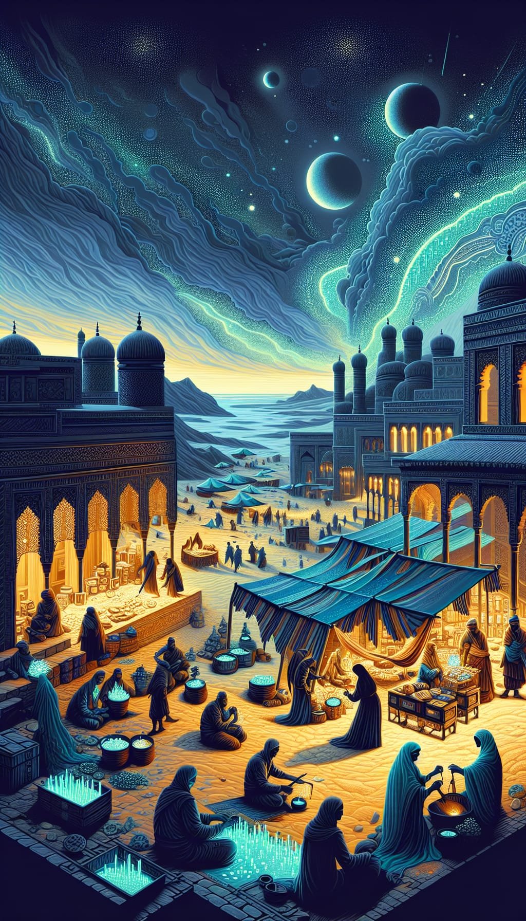 Les Étoiles de l'Orient : Un Marché Céleste