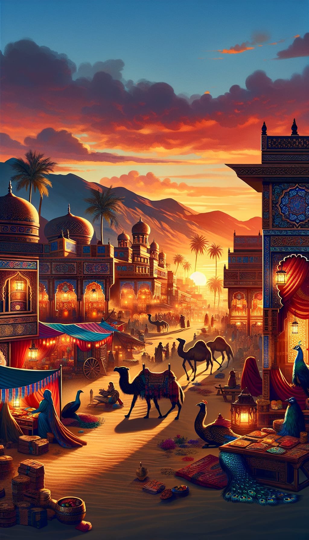 Les Mystères du Souk au Crépuscule