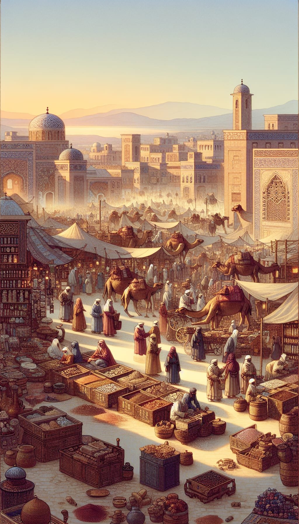 Les Mystères du Souk de Samarkand