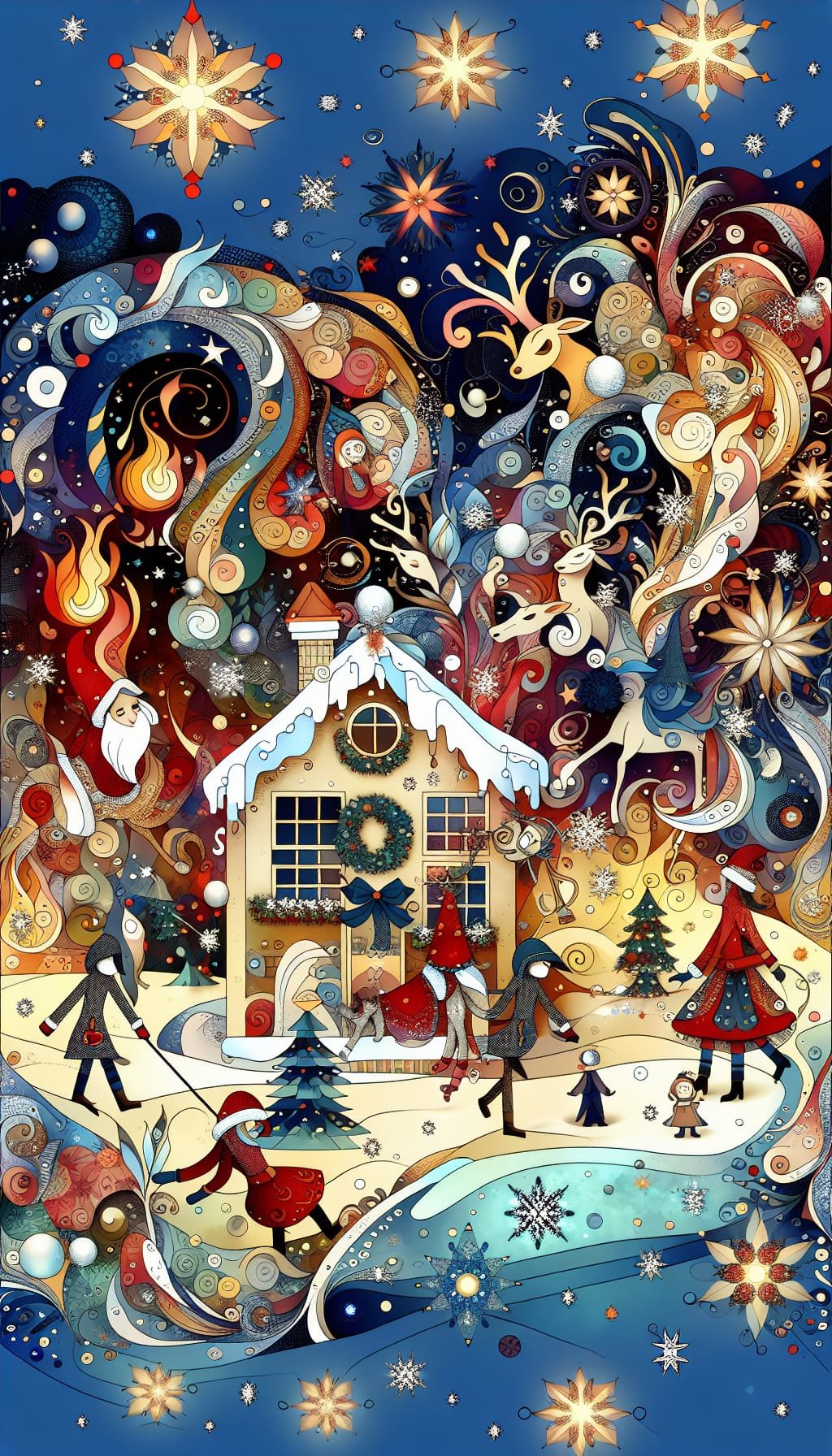 Un Noël Enchanté : La Magie d'une Nuit d'Hiver