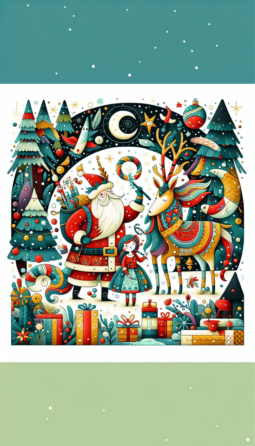 Un Noël Enchanté avec Santa et Son Ami