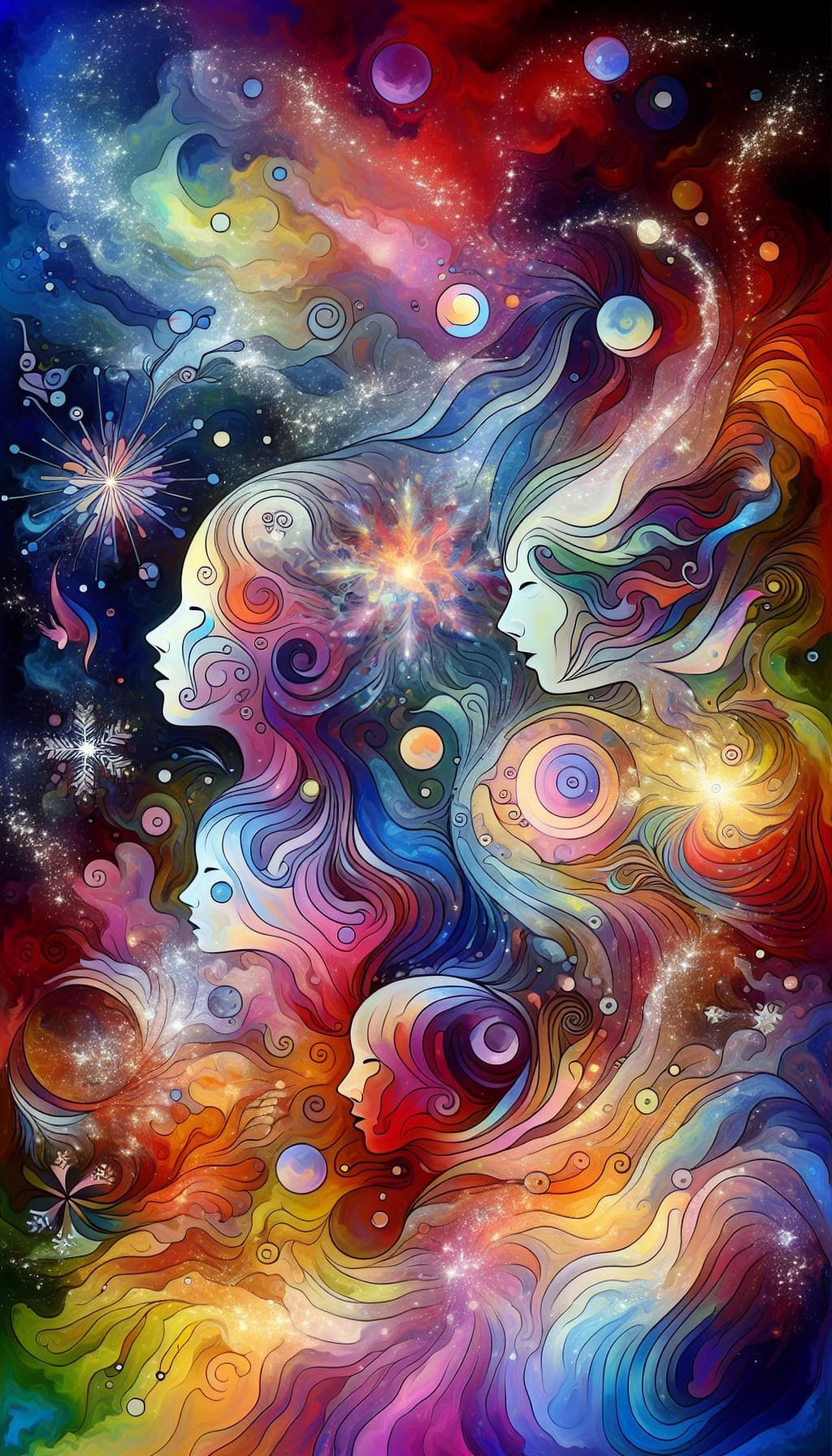 Cosmic Whispers: The Faces of the Universe