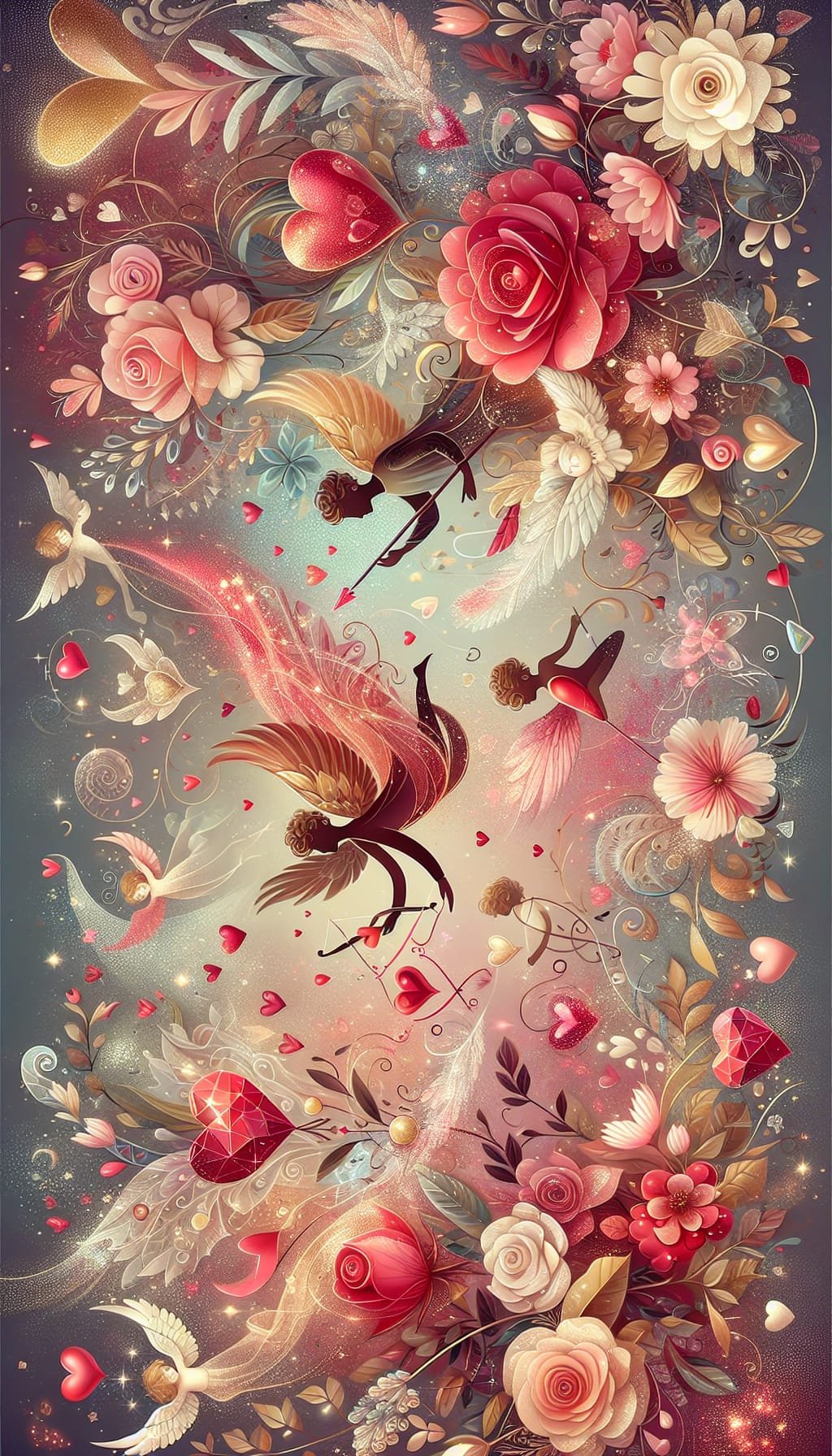 Danse des Anges au Cœur des Fleurs – Histoire fictive