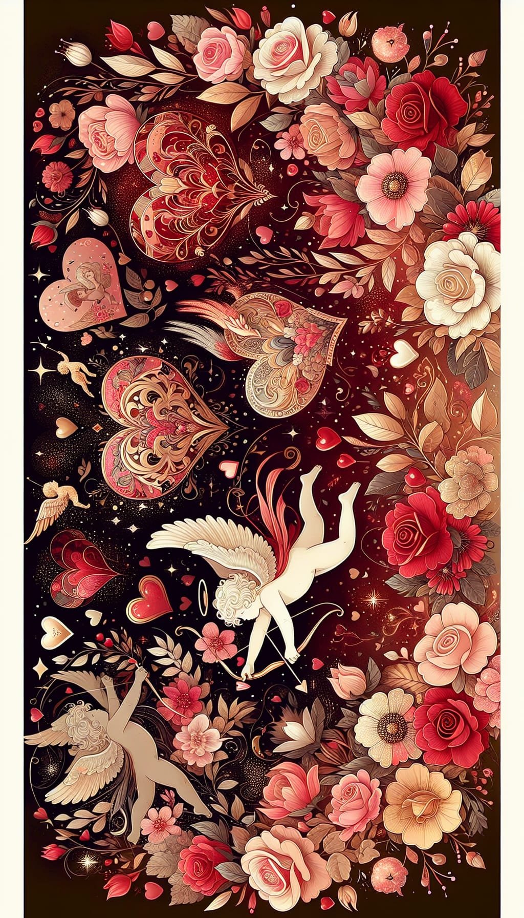 Éclats d’Amour : Dans les Bras des Cupides – Histoire fictive