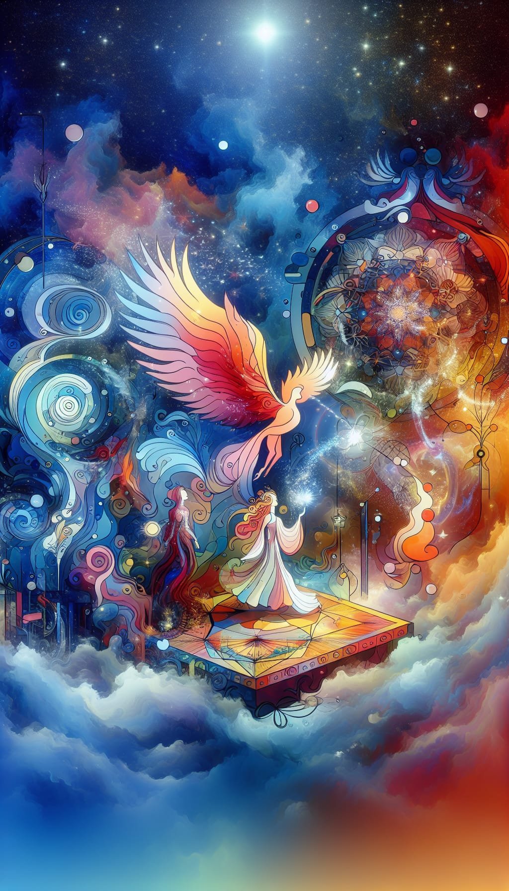 Embrace of the Celestial Dawn