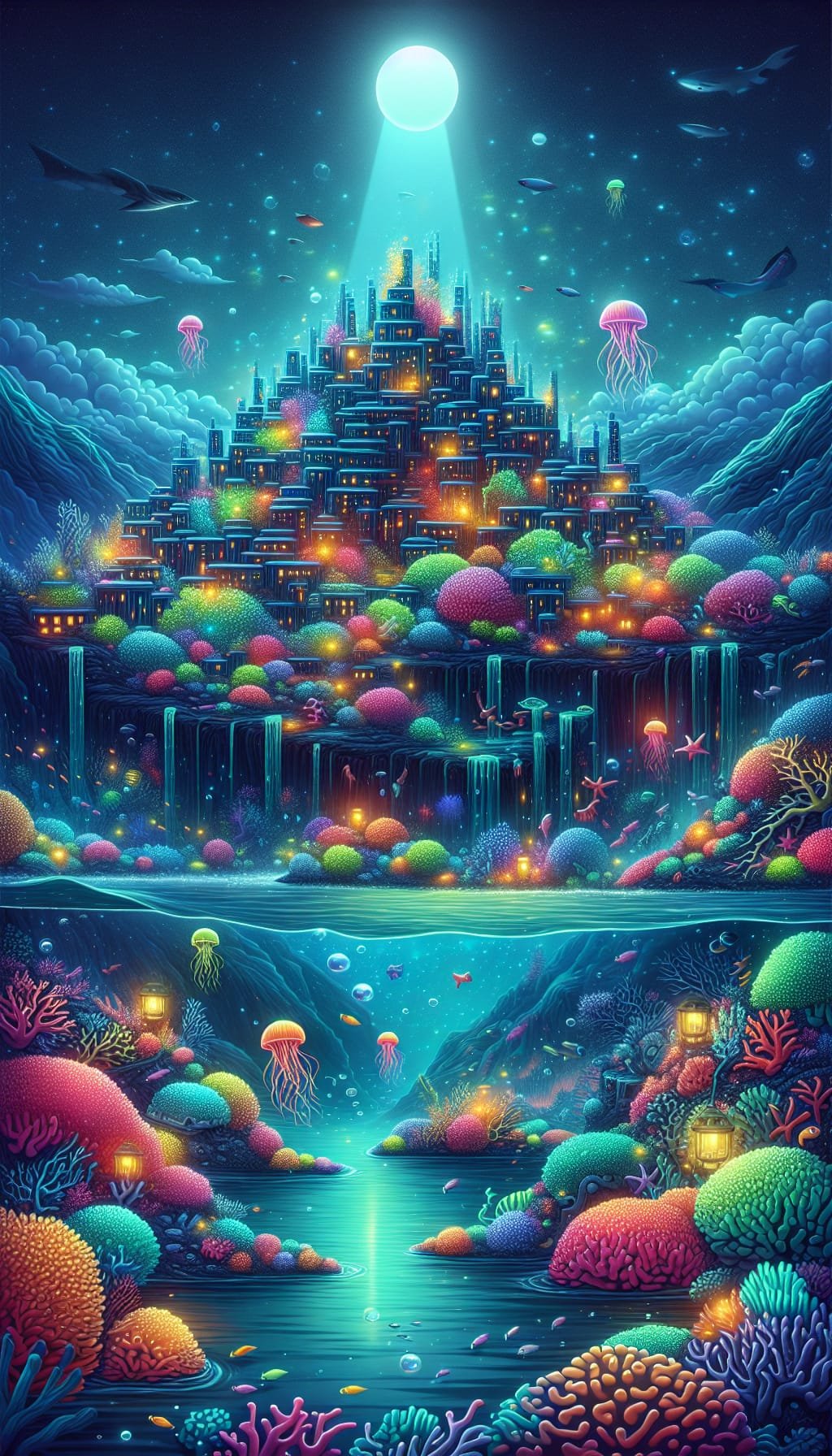 L’Éclat de la Cité Sous-Marine – Histoire fictive