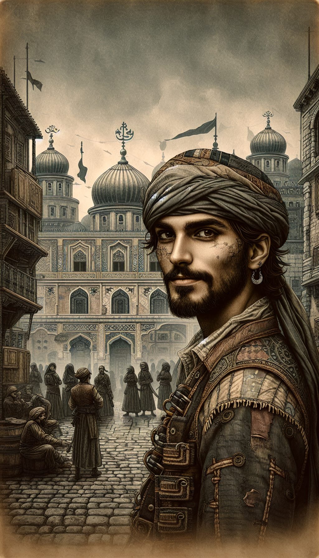 Le Mystérieux Voyageur de la Ville Dorée – Histoire fictive