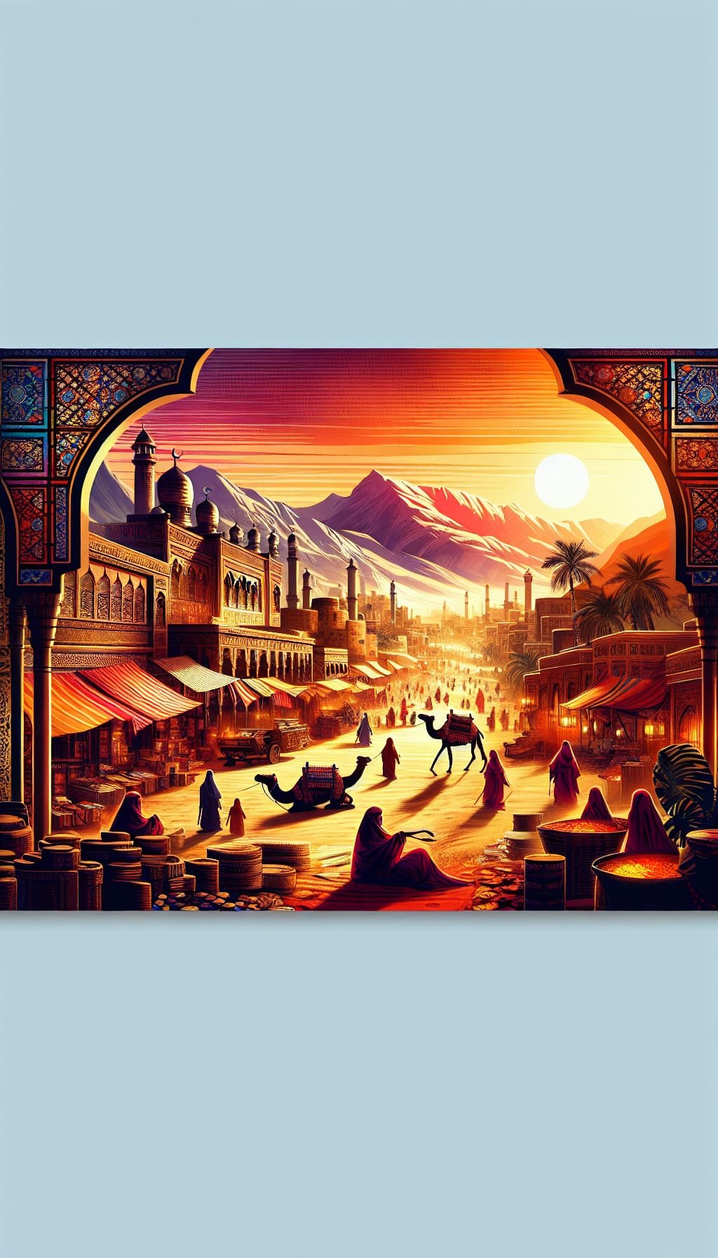 Le Souk au Crépuscule