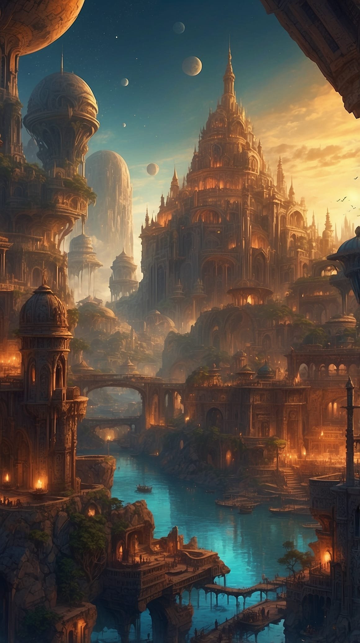 Les Cités Suspendues de Luminara – Histoire fictive