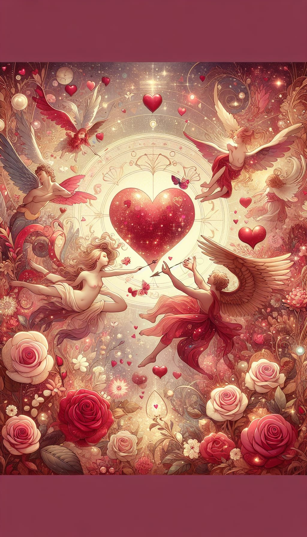 Les Cœurs Enchantés de l'Amour Éternel