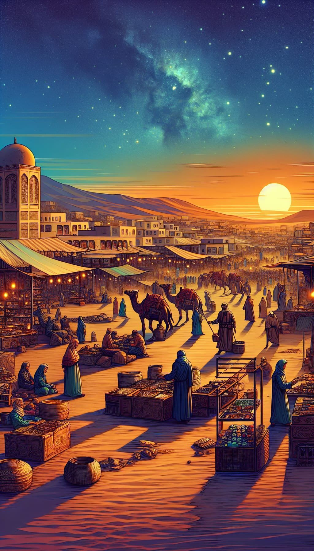 Les Échos d'un Souk Étoilé