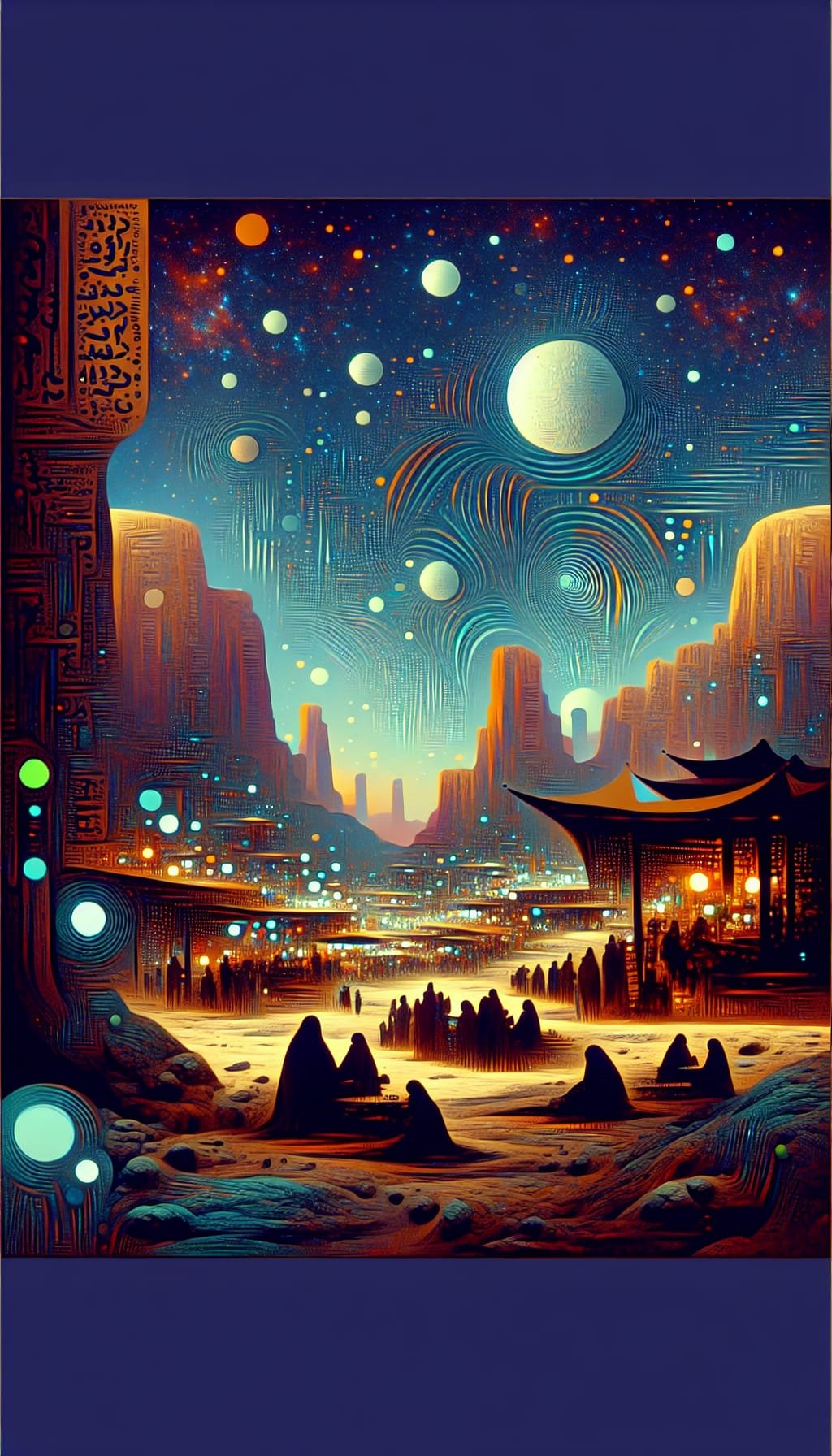 Les Étoiles des Anciens – Histoire fictive