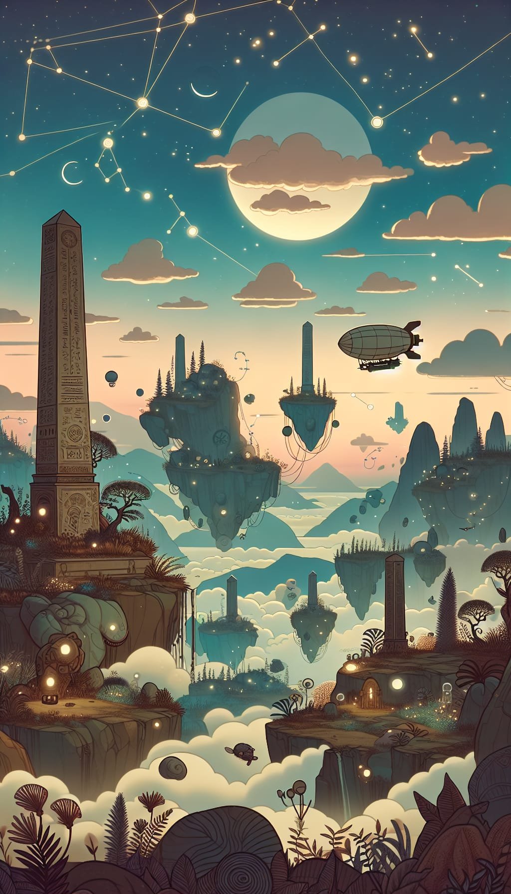 Les Mystères d’Aetheris – Histoire fictive