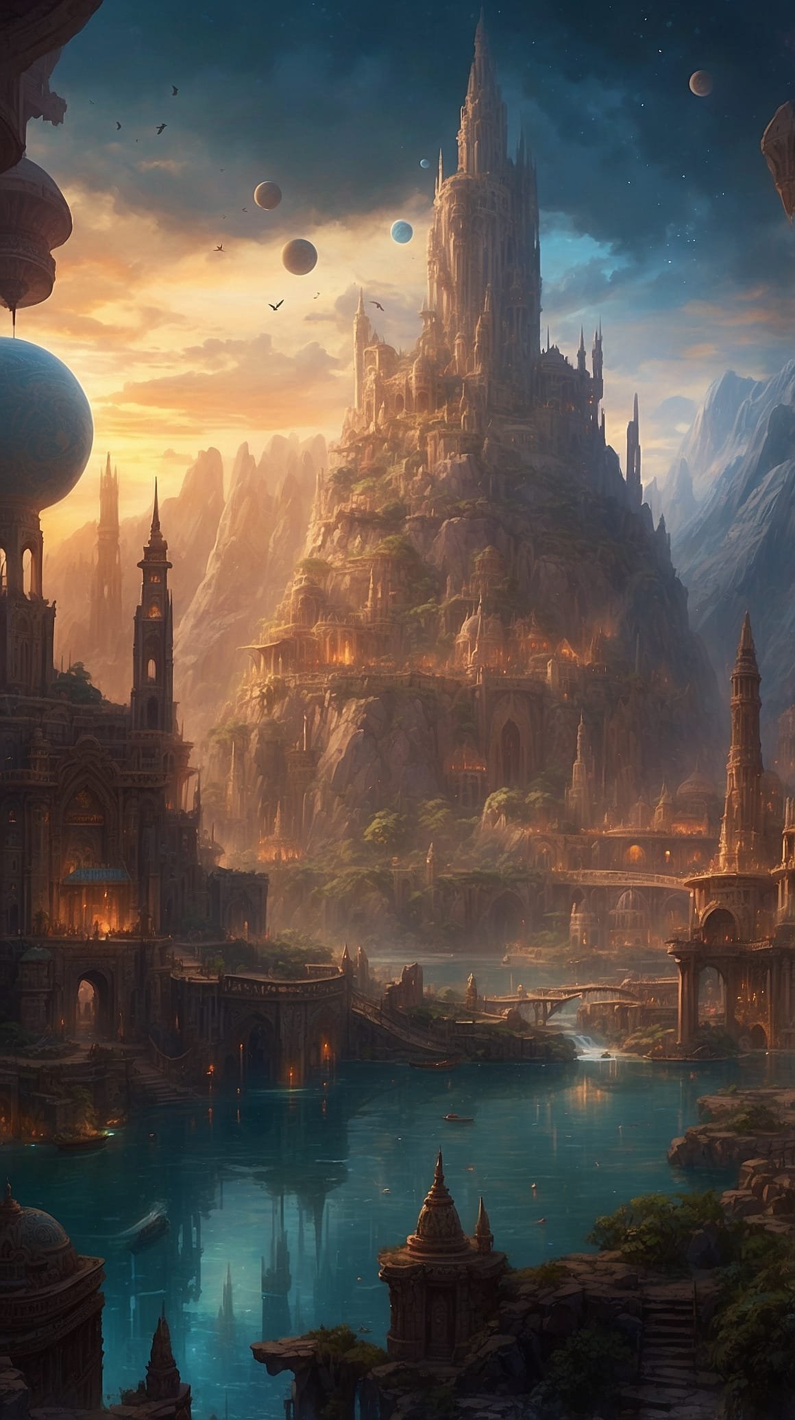 Les Mystères de la Cité Éthérée – Histoire fictive