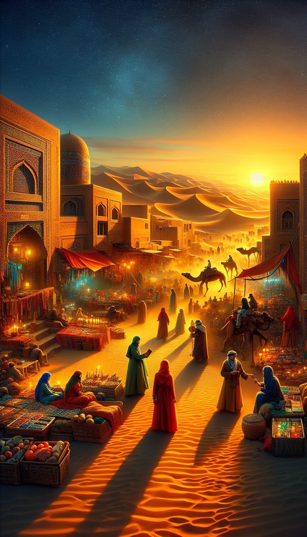 Les Mystères du Souk au Crépuscule