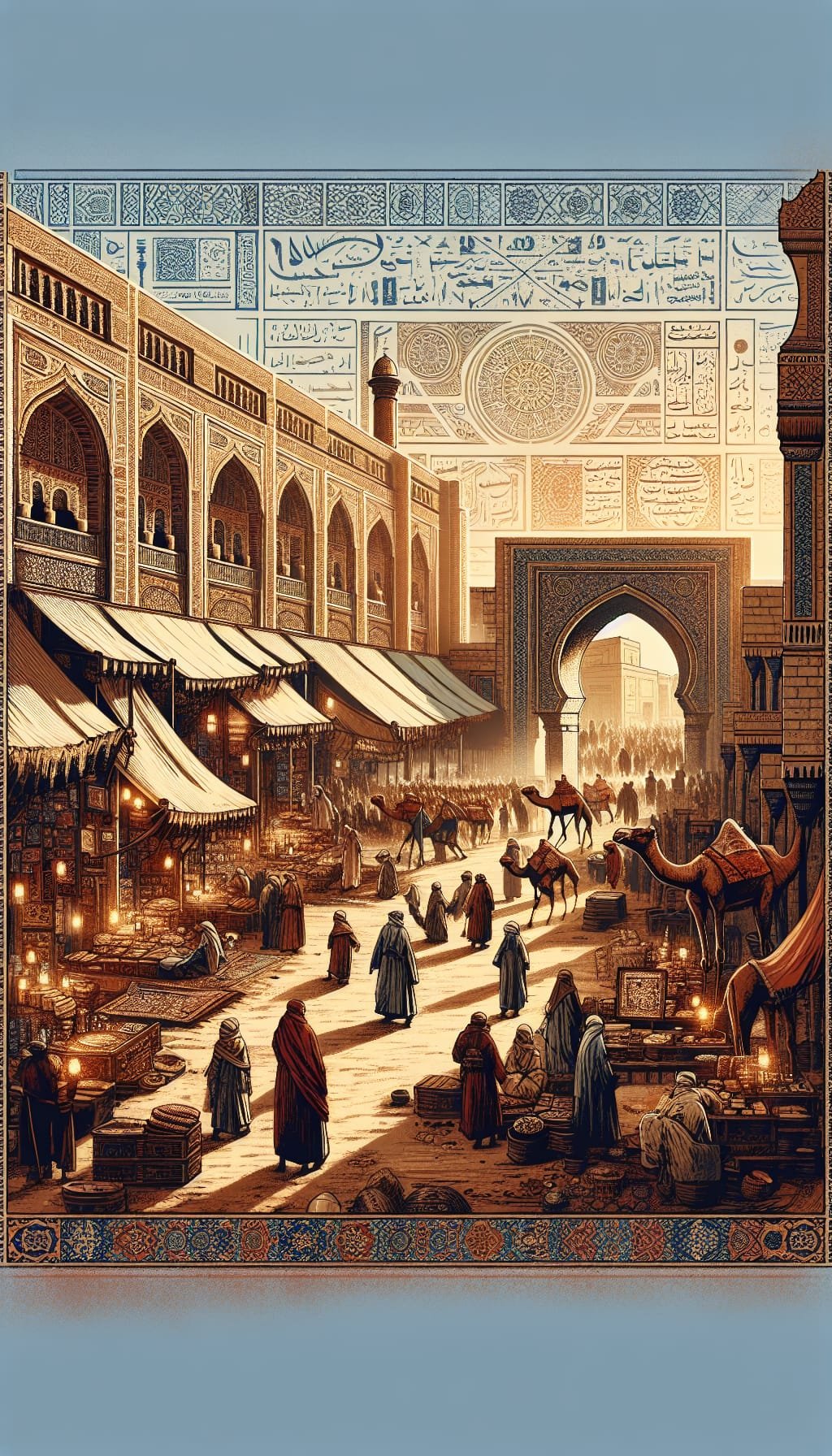 Les Mystères du Souk de Samarkand – Histoire fictive