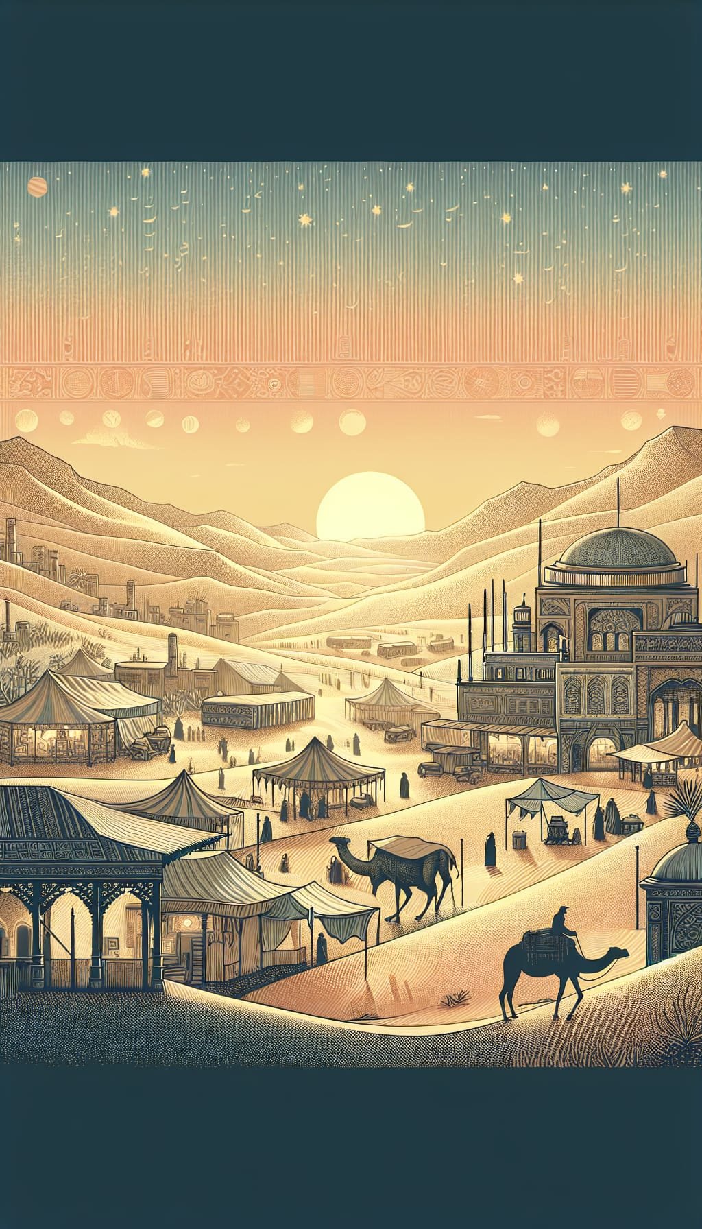 Les Récits du Désert Étoilé – Histoire fictive