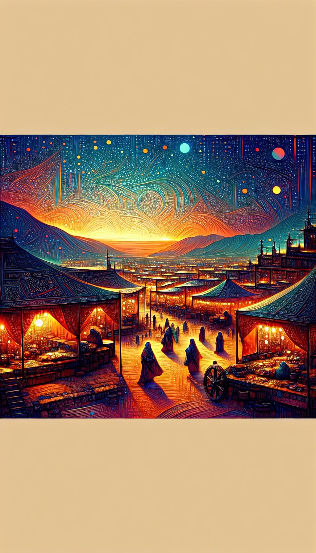 Sous un ciel étoilé : Le marché d'Amsara