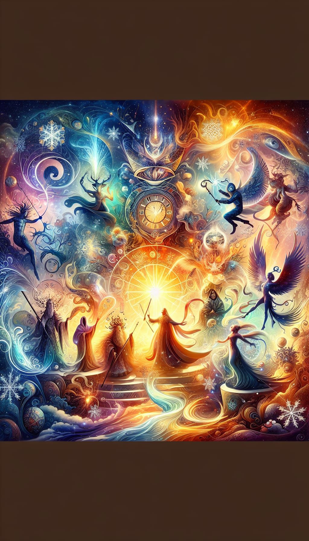 The Cosmic Gathering: A Dance of the Mystical