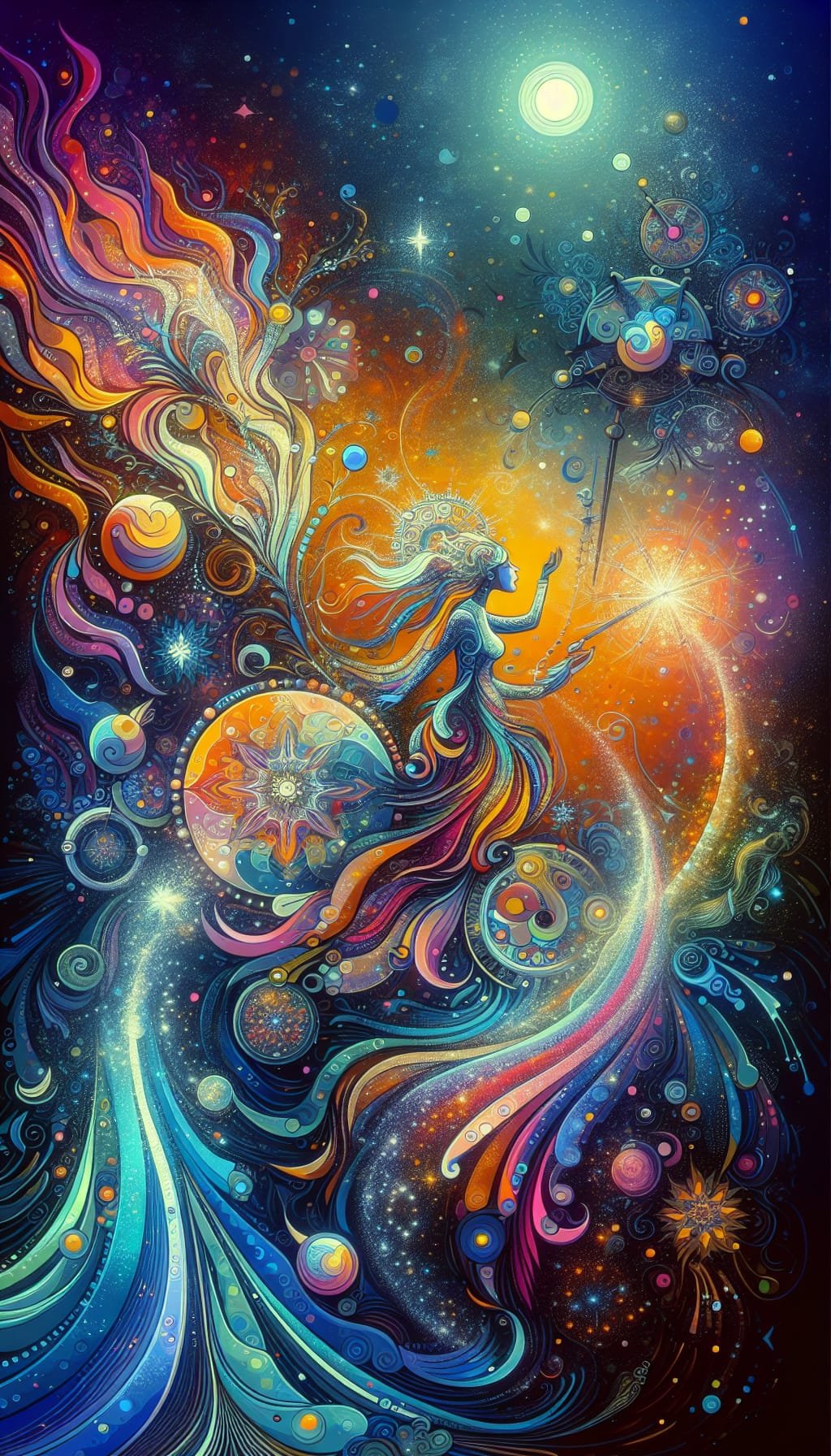 The Cosmic Weaver – Histoire fictive