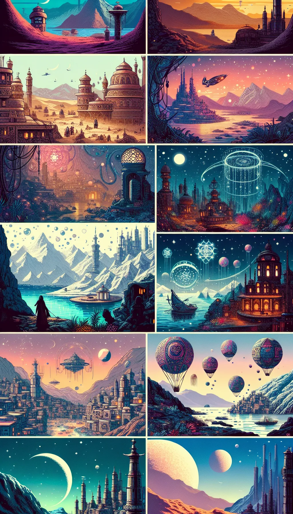 Voyage à travers les mondes oubliés