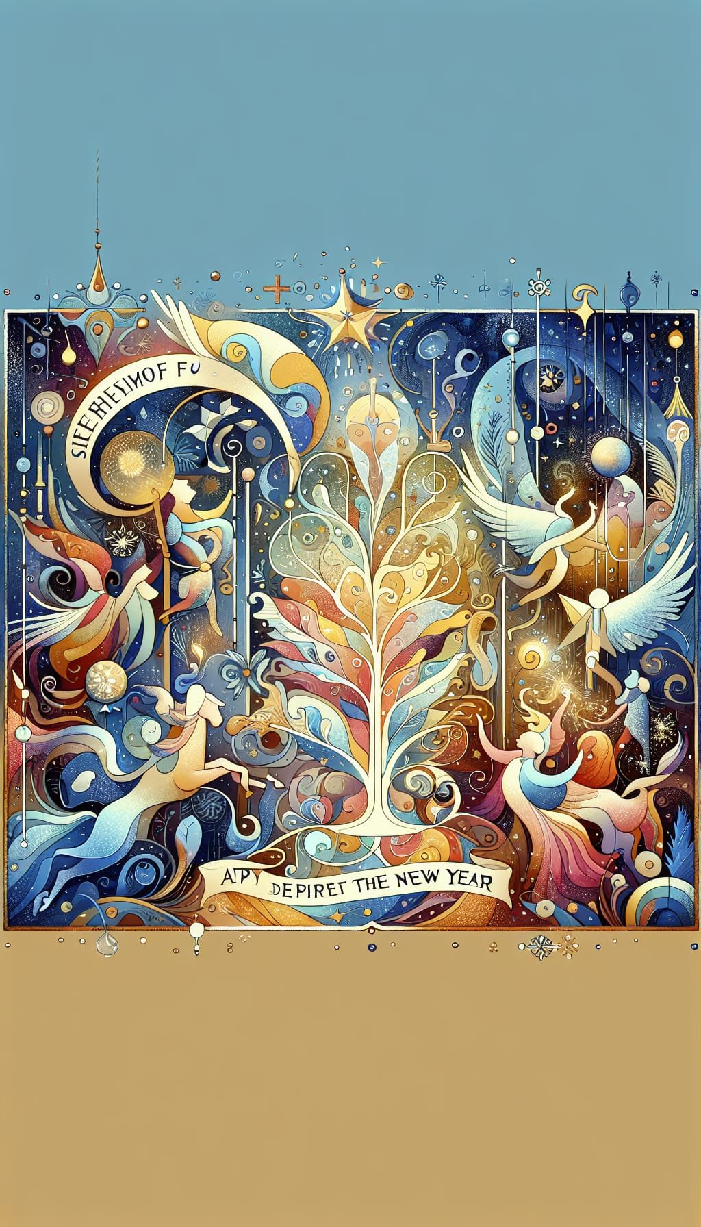 Whispers of the New Year: A Celestial Celebration